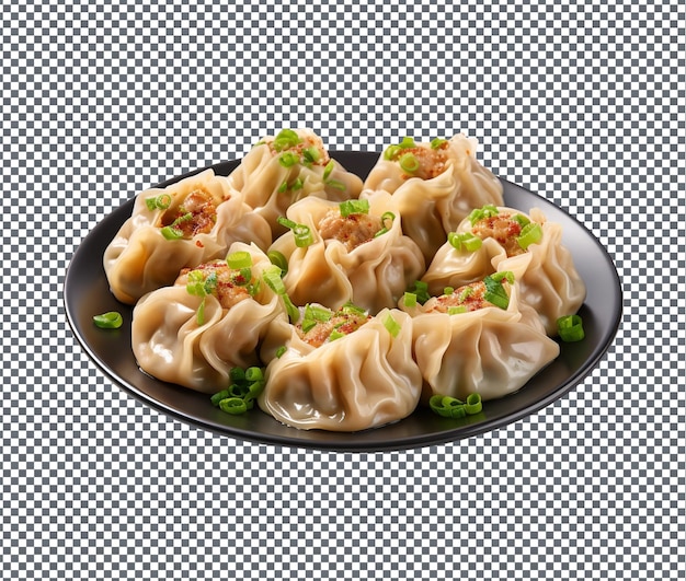 PSD Такие вкусные пельмени shumai_pork изолированы на прозрачном фоне