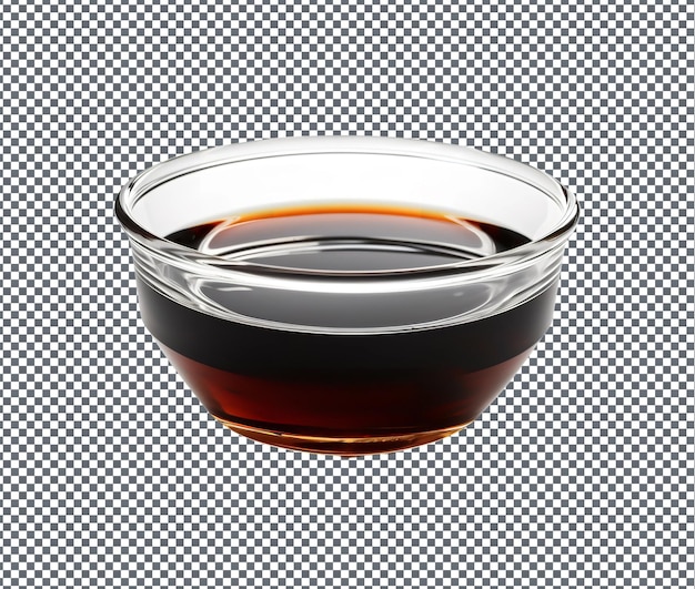 PSD so yummy soy sauce isolated on transparent background
