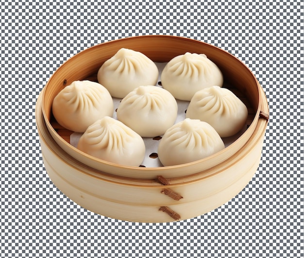 PSD so yummy steamed custard buns isolated on transparent background