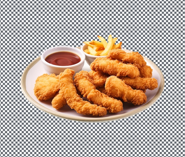 너무 맛있는 텐더는 투명 배경에 고립되어 있습니다