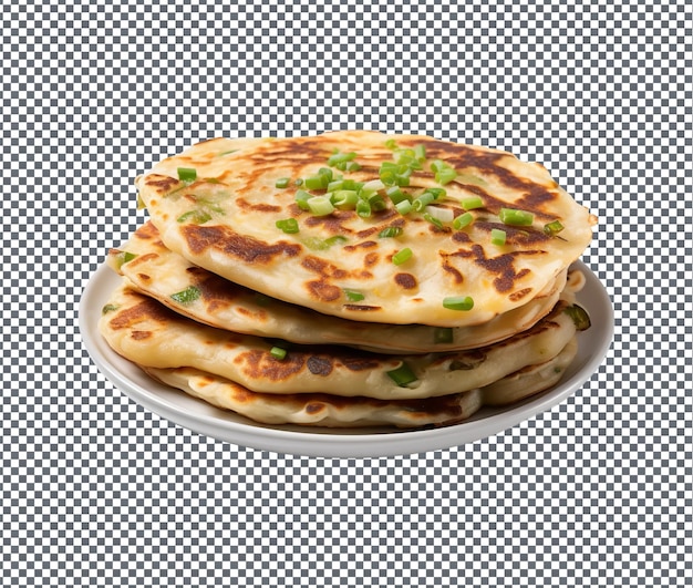 PSD so yummy thousand layer scallion isolated on transparent background