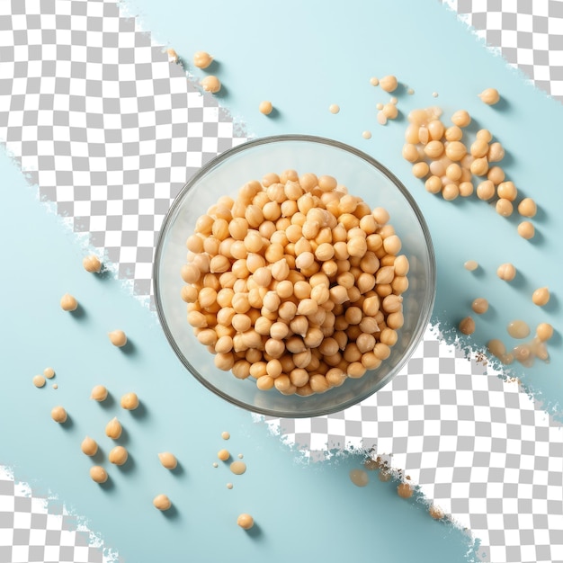 PSD soaked chickpeas in a bowl with water