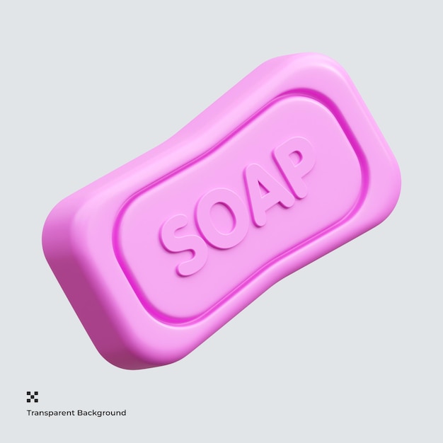 PSD soap 3d icon