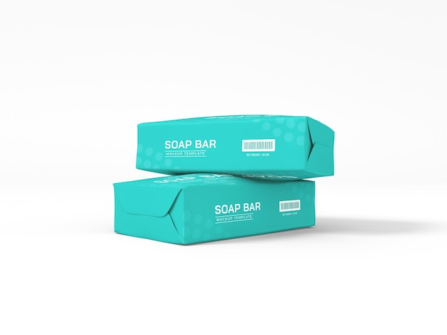 Soap Bar Box Packaging Mockup