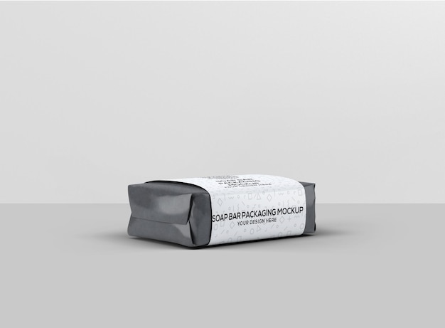 Soap bar paper sleeve mockup