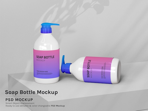Soap Bottle Mockup