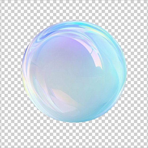 soap bubbles png cutout isolated on transparent background