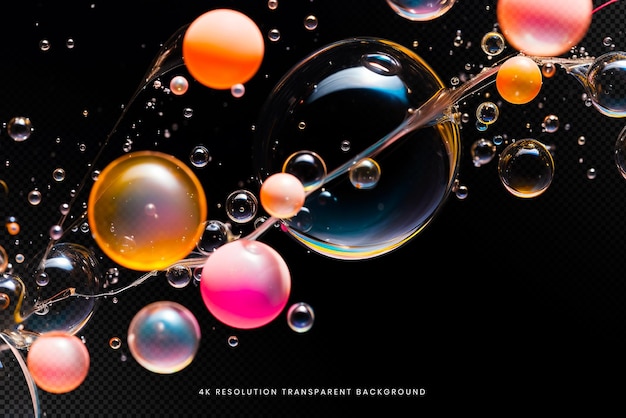 PSD soap bubbles show