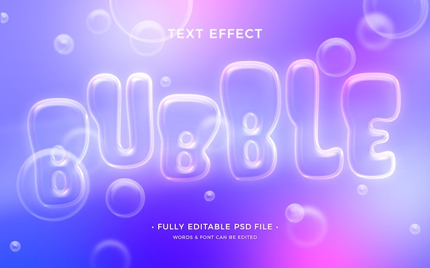 PSD soap text effect