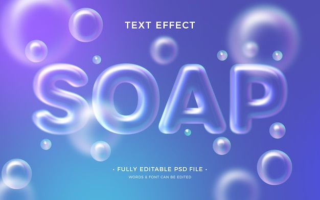 Soap text effect