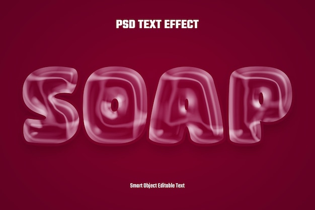 Soap text effect