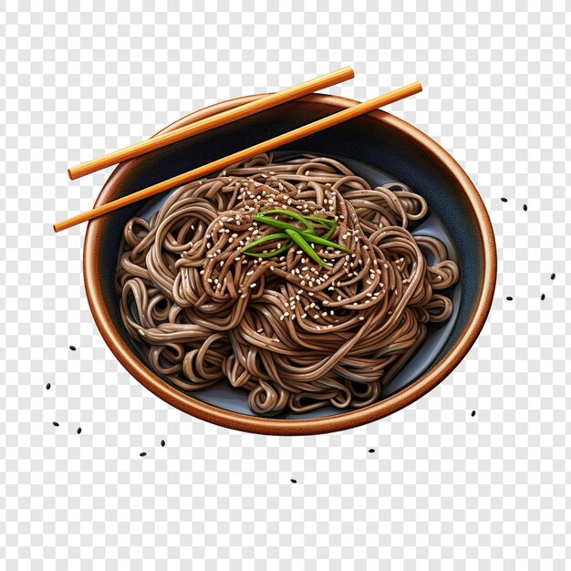 PSD soba isolated on transparent background