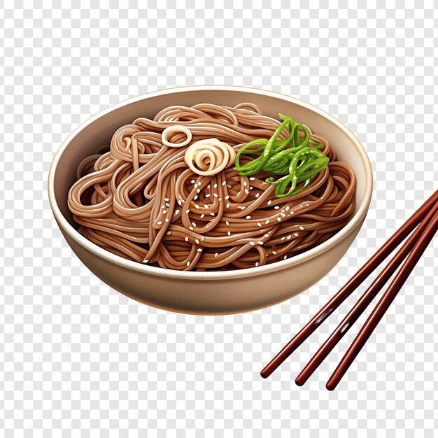 PSD soba isolated on transparent background