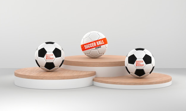 PSD soccer ball mockup design