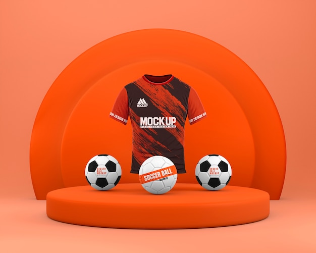 Mockup di pallone da calcio