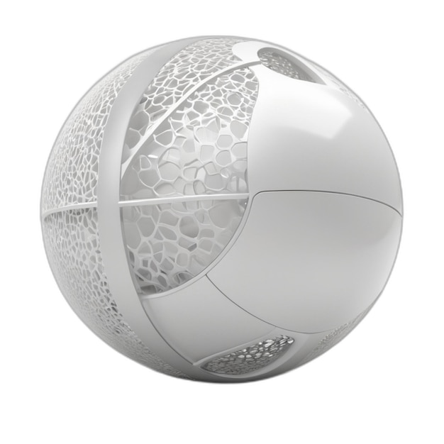 PSD Футбольный мяч psd на белом фоне