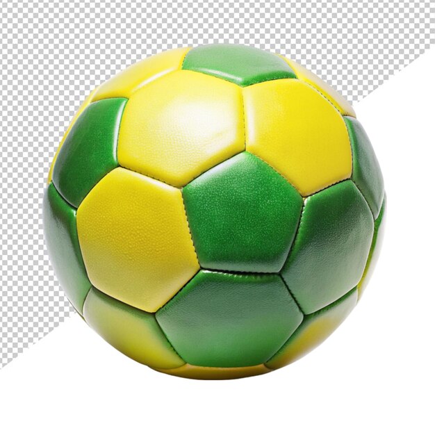 PSD soccer ball on transparent background