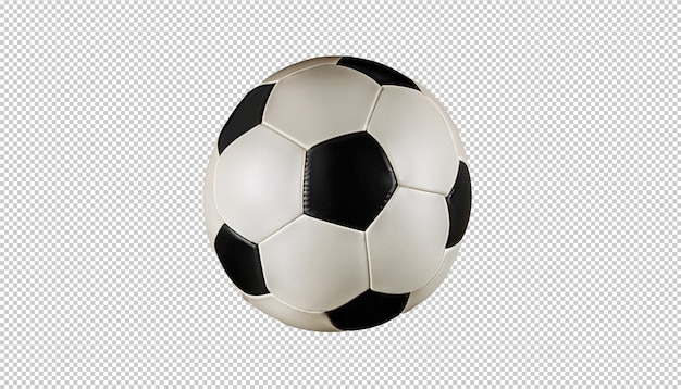 PSD soccer ball on transparent background