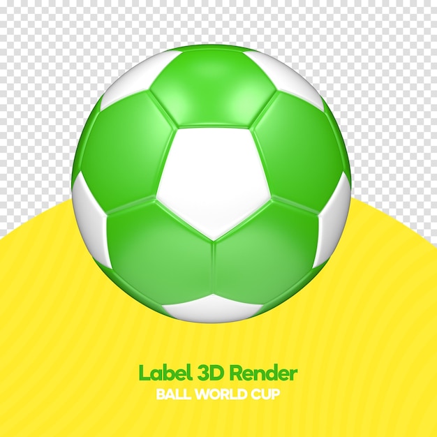 PSD soccer ball world cup for composition