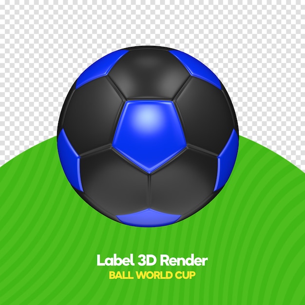 PSD soccer ball world cup for composition