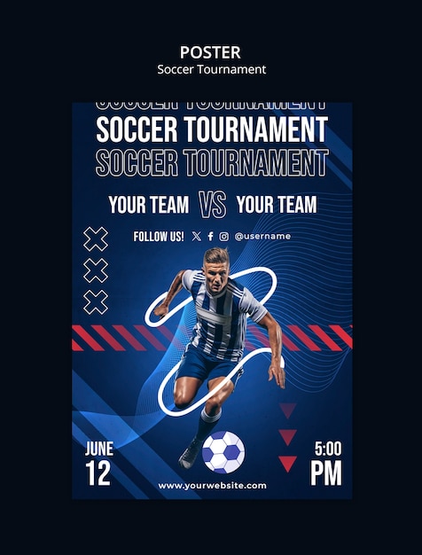 PSD soccer champions  template