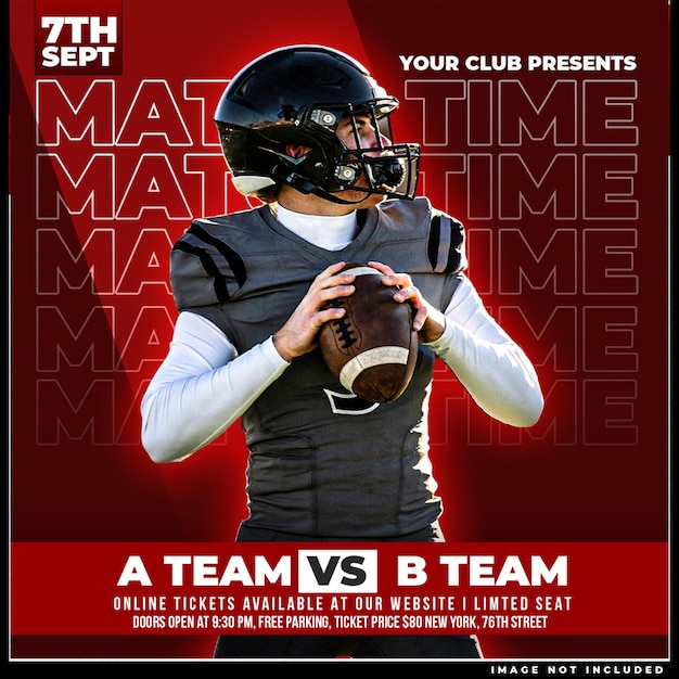 soccer and football social media instagram banners reels story or social media posts template