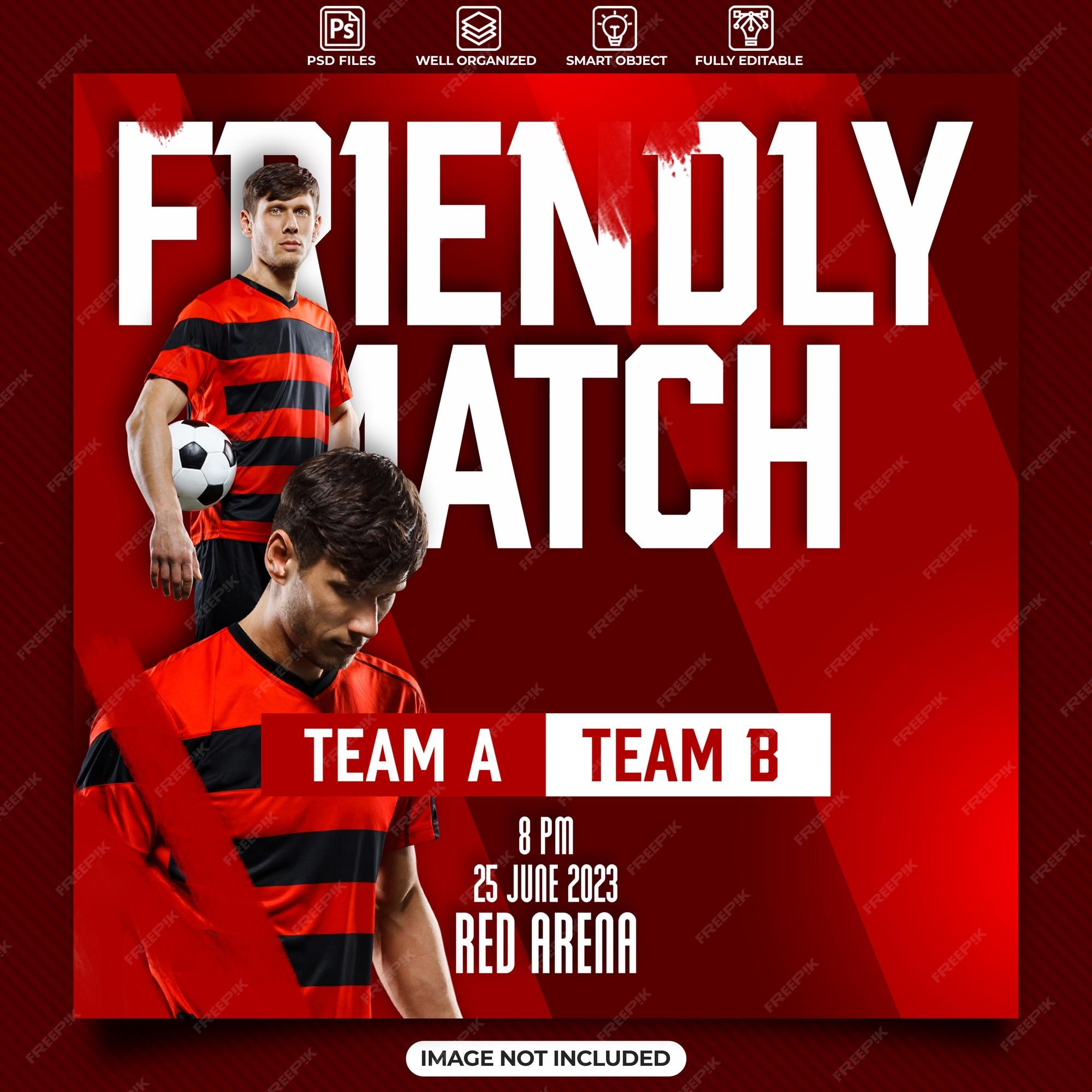 CLUB FRIENDLY MATCH Template