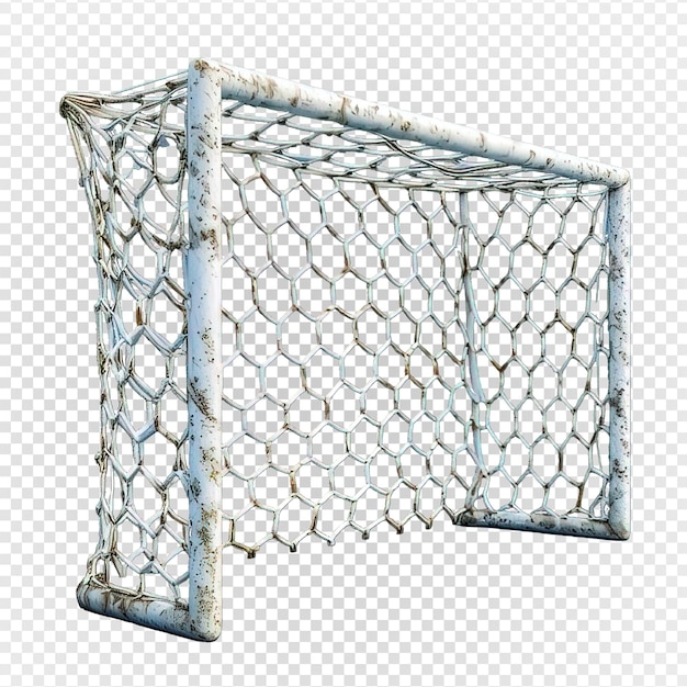 PSD soccer goal isolated on transparent background football goal png generative ai