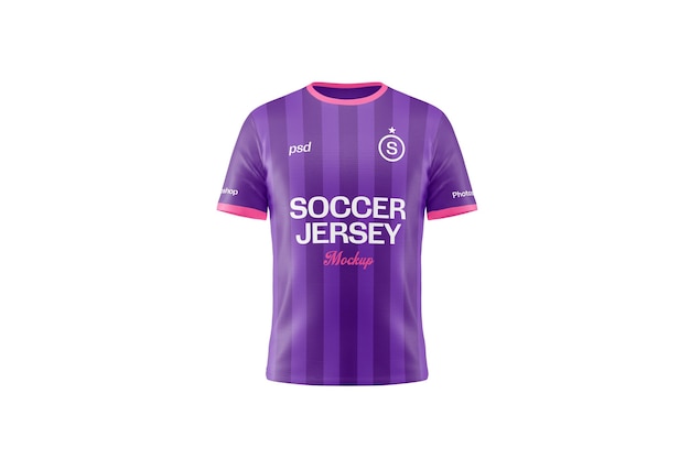 PSD soccer jersey mockup