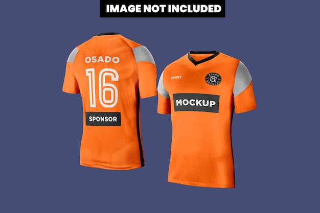 PSD soccer jersey mockup