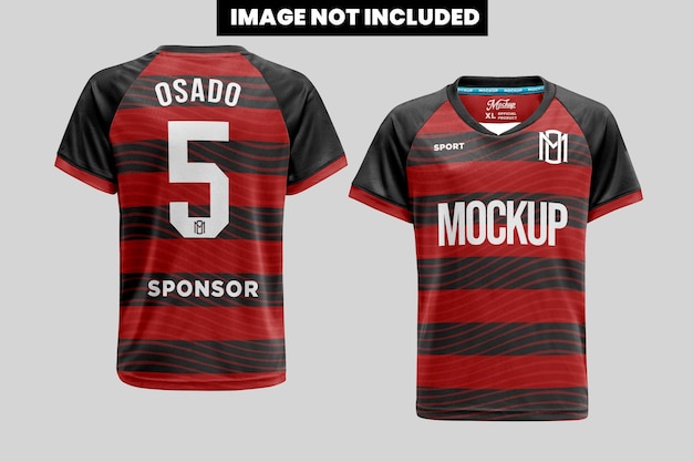 PSD soccer jersey mockup