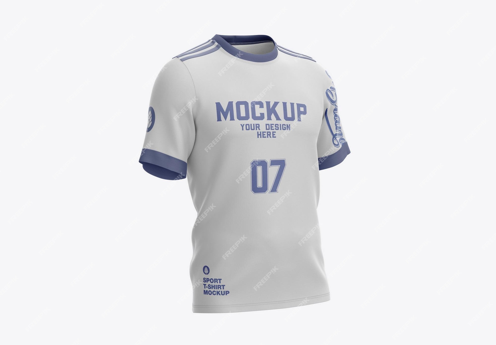 Premium PSD  Soccer or football jersey back view mockup