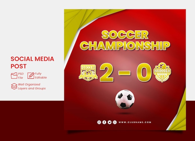 soccer scoreboard banner template