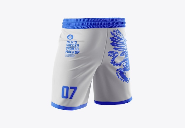 PSD mockup di pantaloncini da calcio