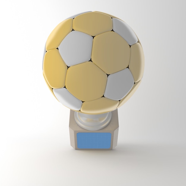 Soccer Trophy Front Side