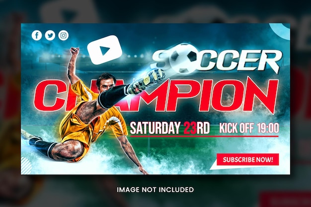 PSD soccer youtube thumbnail