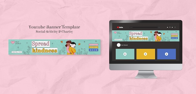 PSD social activity and charity template design