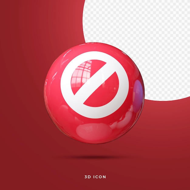 Social media 3d icon premium