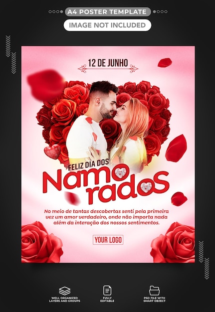 Social Media A4 Happy Valentine's Day Romantic