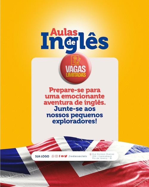 Social media aulas de inglés