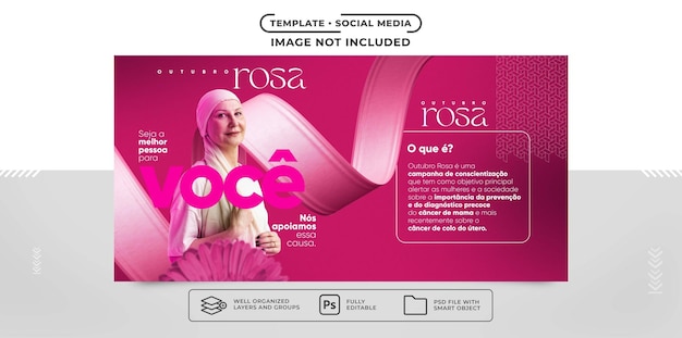 PSD social media banner breast cancer be the best person for you