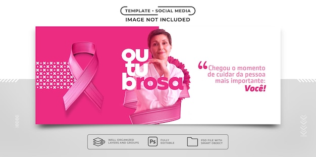 Banner social media cancro al seno prendersi cura