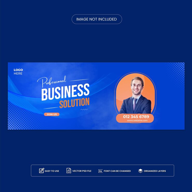 Social media banner design template