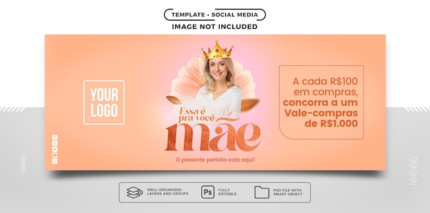 social media banner mother's day giveaway
