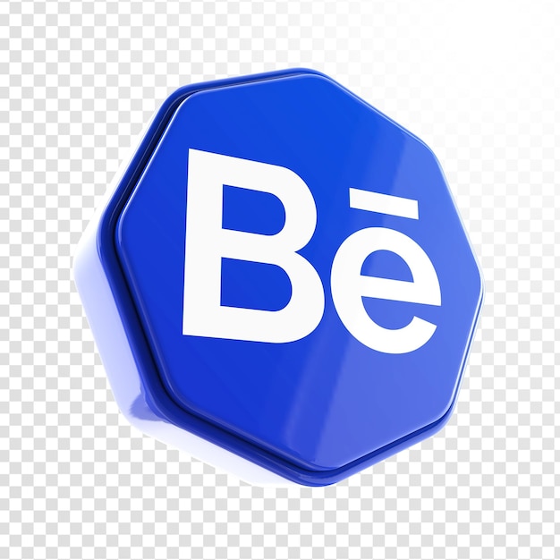 Social media behance 3d rendering