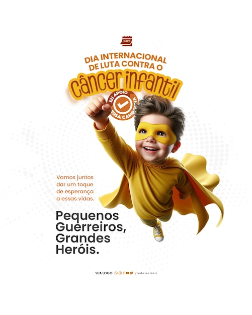 Social media dia da luta contra o cancro infantil