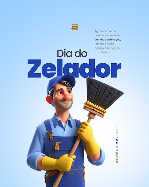 Социальные сети dia do zelador