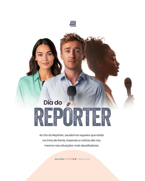 PSD social media dia do reporter