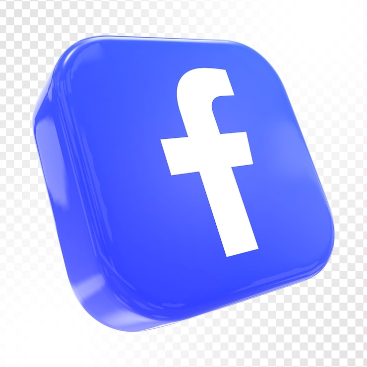 PSD социальные сети facebook 3d новый стиль