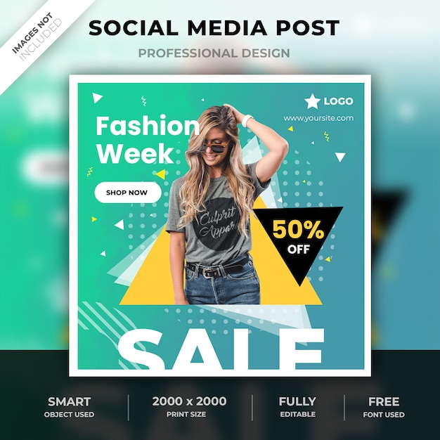 PSD social media fashion